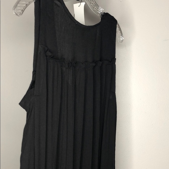 BLACK MIDI DRESS - Picture 7 of 10